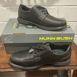NWT Nunn Bush Comfort Gel Size 7 Black Carlin Lightweight Men’s Walking Shoes